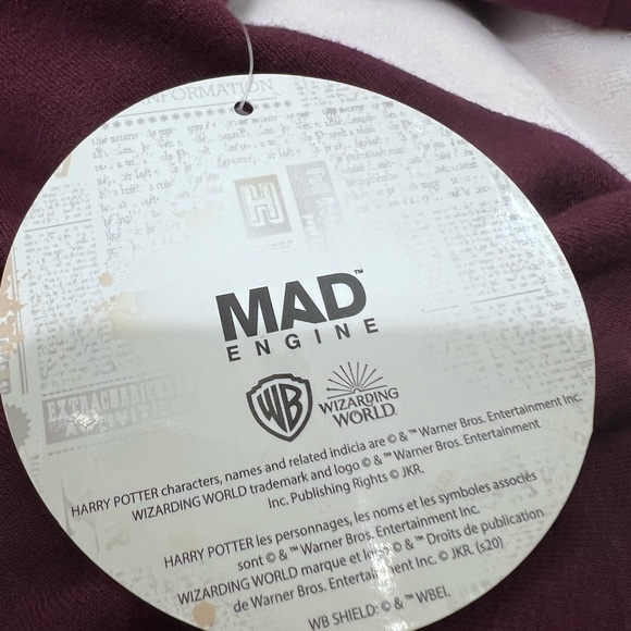 Ladies Harry Potter Burgundy Sweater - Picture 9 of 9